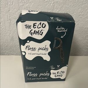 The Eco Gang Floss Picks - Mint and Charcoal